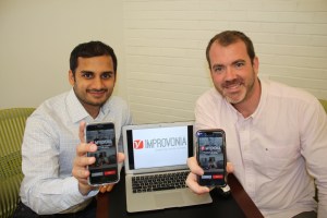 Improvonia's co-founders, Jag Bansal and Konstantin Zvereff (LtoR), started building their app with as a project while students at Georgetown's MBA program.