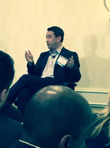 WeddingWire Founder/CEO, Timothy Chi, was a featured guest of Tien Wong (pictured elsewhere.)